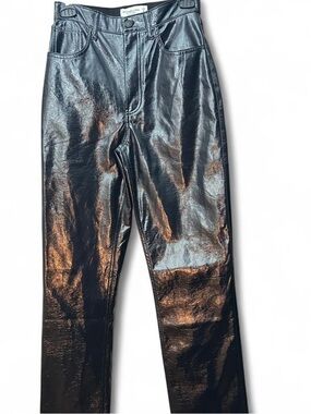 Abercrombie & Fitch Shiny Black Skinny Pants